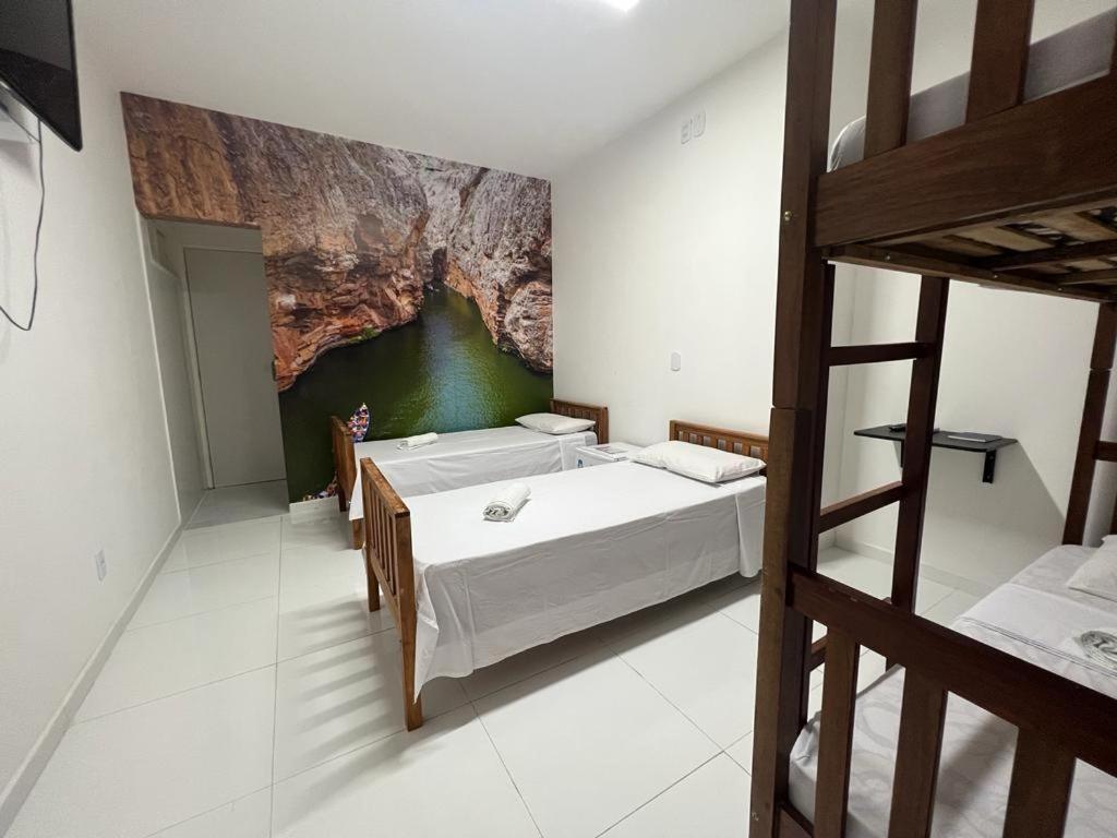 Pelo Sertao Hostel Піраняс Номер фото